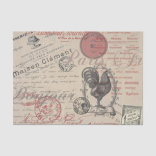 Papier Mousseline Écriture vintage de français Paris Typographie de
