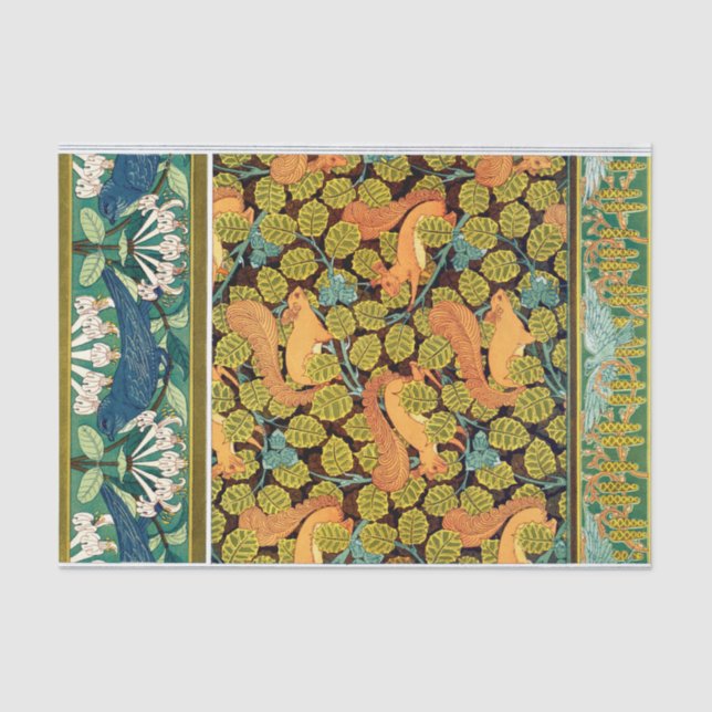 Papier Mousseline Écureuil (Recto)