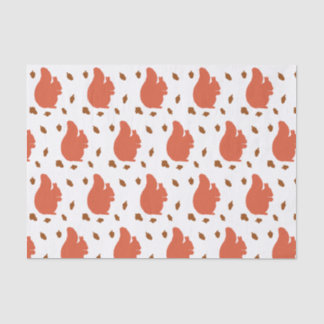 Papier Mousseline Écureuil rouge