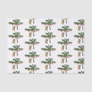 Papier Mousseline Écureuil sous le papier de tissus d'arbre