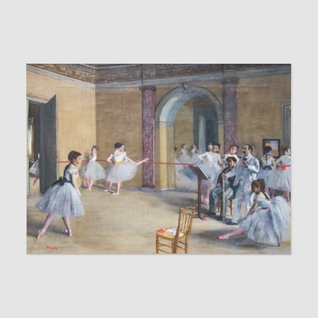Papier Mousseline Edgar Degas - Dance Foyer, Opéra rue Le Peletier (Recto)