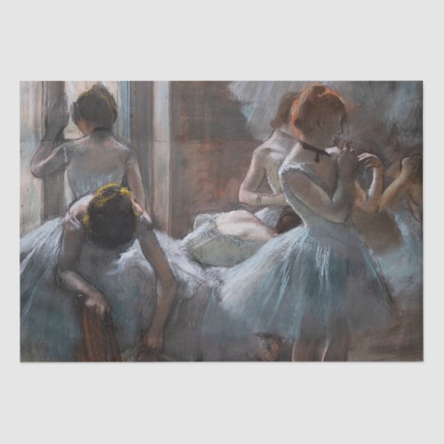 Papier Mousseline Edgar Degas - Danseurs (Recto)