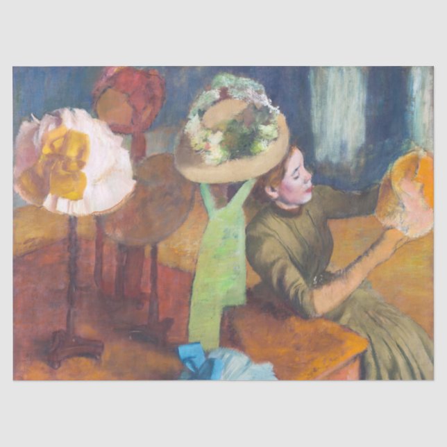 Papier Mousseline Edgar Degas - La boutique de la friterie (Recto)