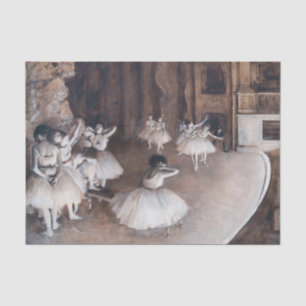 Papier Mousseline Edgar Degas - Répétition de ballet sur scène