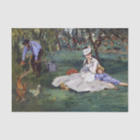 Edouard Manet - La famille Monet dans son jardin