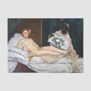 Papier Mousseline Edouard Manet - Olympia