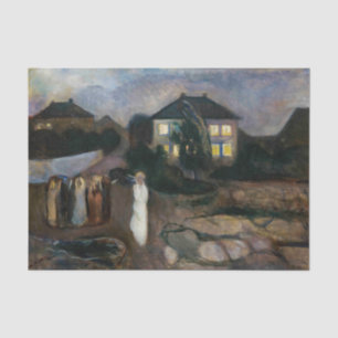 Papier Mousseline Edvard Munch - La tempête