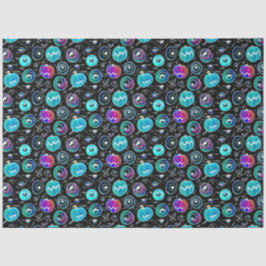 Papier Mousseline Éffrayant Halloween Monster Eyeballs Motif