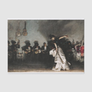 Papier Mousseline El Jaleo par John Singer Sargent