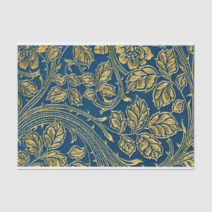Papier Mousseline Élégance de la floraison dorée