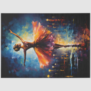 Papier Mousseline Elégance éphémère : La danse de Ballerina