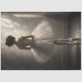 Papier Mousseline Élégance Éthérée de Ballerine Découpe