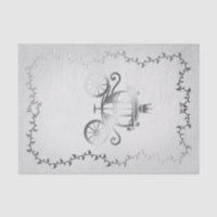 Elégant Argent Carriage Livre blanc Royal Storyboo