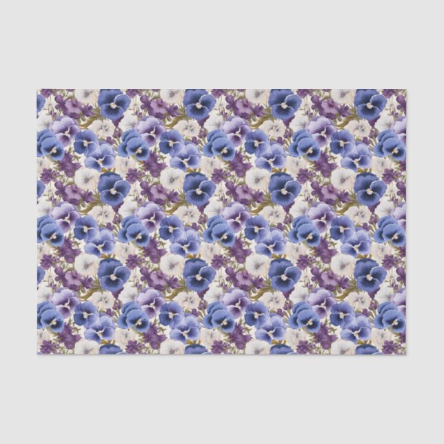 Papier Mousseline Elégant carrelage blanc (Recto)
