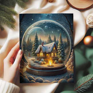 Papier Mousseline Elegant Christmas tissue paper scene wreath