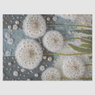 Papier Mousseline Elégant Dandelion Dreams, Médias mixtes