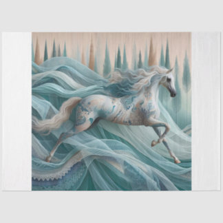 Papier Mousseline Elegant Equine, Horse, Decoupage, Tissue Paper