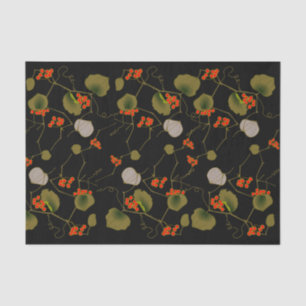 Papier Mousseline Élégant floral asiatique
