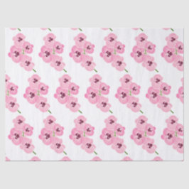 Papier Mousseline Élégant Floral Moderne