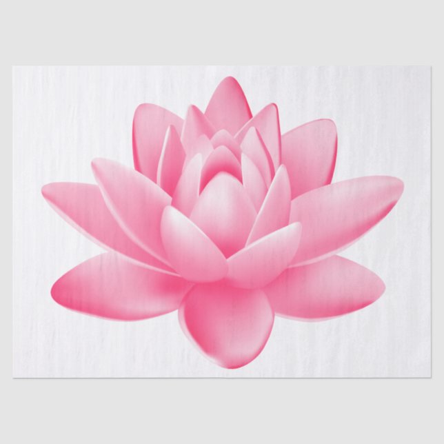 Papier Mousseline Élégant Floral Moderne (Recto)
