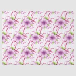 Papier Mousseline Élégant Floral Moderne