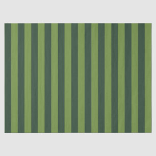 Papier Mousseline Elégant Hunter Green Garden Green Stripe