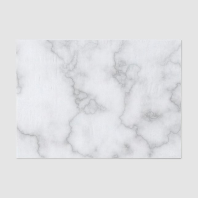 Papier Mousseline Elégant Marbre blanc Faux (Recto)