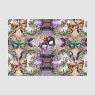 Papier Mousseline Elégant Masque Mardi Gras