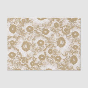 Papier Mousseline Élégant Motif botanique