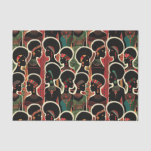 Papier Mousseline Élégant Motif ethnique africain