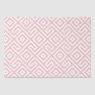 Papier Mousseline Élégant Motif géométrique Abstrait rose rétro
