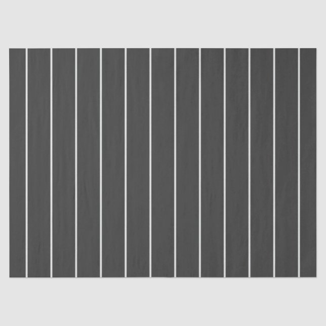 Papier Mousseline Élégant motif rayure grise et blanche (Recto)