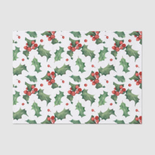 Papier Mousseline Élégant Noël de la Berry Rouge