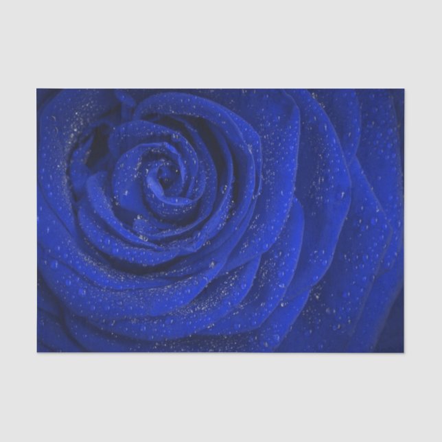 Papier Mousseline Elégant papier rose bleu (Recto)