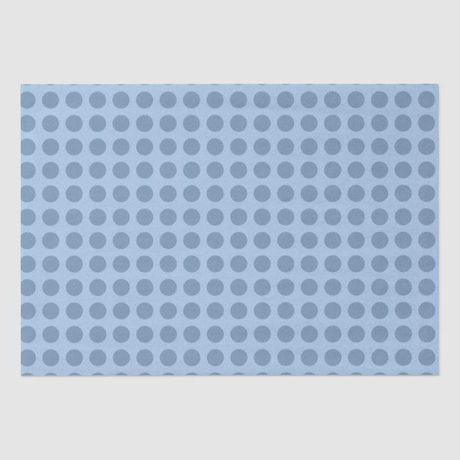 Papier Mousseline Elégant professionnel pastel bleu uni couleur (Recto)