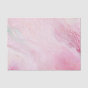 Papier Mousseline Élégant rose aquarelle Agate Motif Tissu Pape
