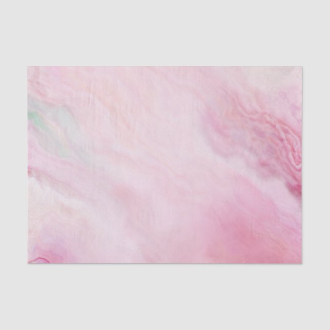 Papier Mousseline Élégant rose aquarelle Agate Motif Tissu Pape (Recto)