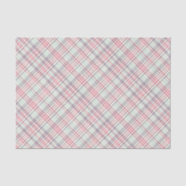 Papier Mousseline Élégant Rustic Classy Plaid Motif