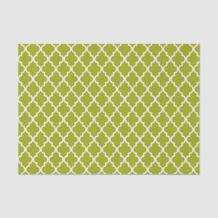 Papier Mousseline Élégant, tendance, rafraîchissant lime vert quatre