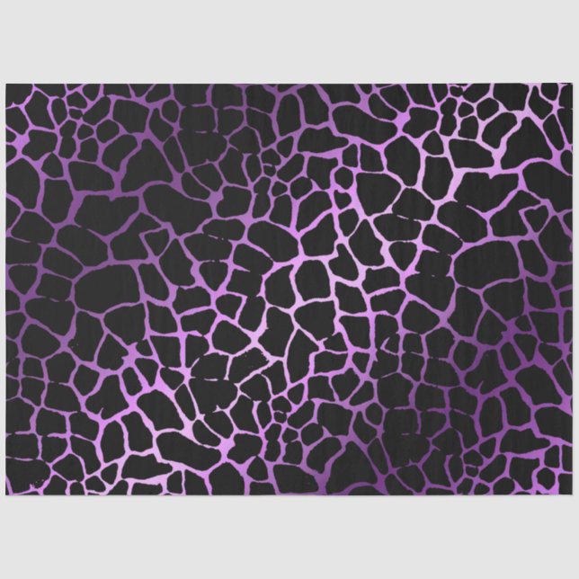 Papier Mousseline Élégant tigre pourpre (Recto)