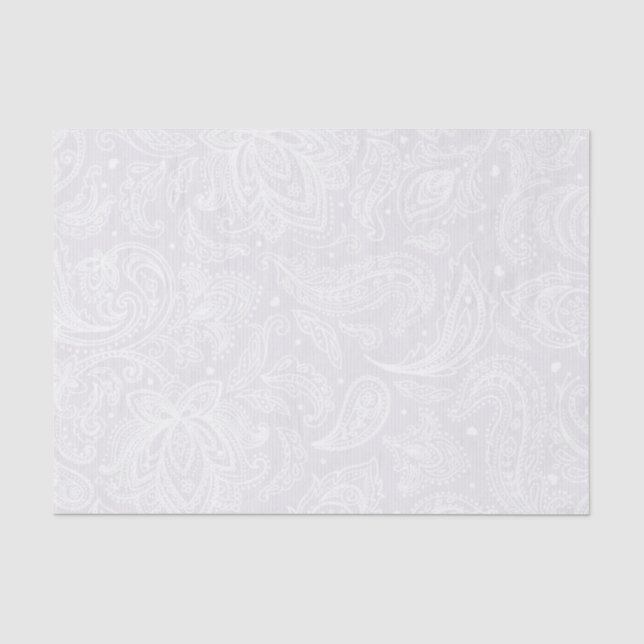 Papier Mousseline Elégante dentelle blanche de marguerite (Recto)