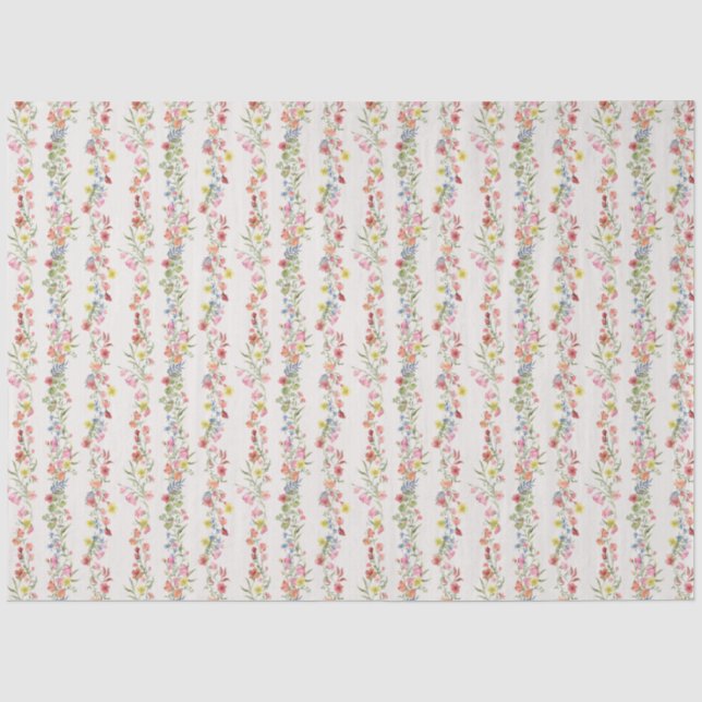 Papier Mousseline Élégante florale de dainty (Recto)