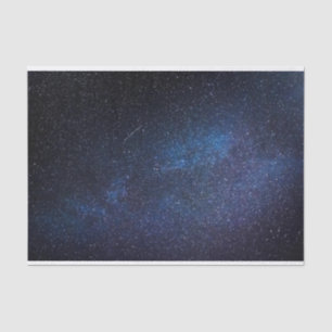 Papier Mousseline Élégante Galaxie de Milkyway Bleu