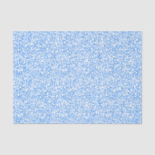 Papier Mousseline Elégante Parties scintillant Bleue Pastel Et Étinc