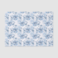 Élégantes pivoines gravées en bleu et blanc