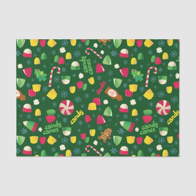 Papier Mousseline Elf le Motif Candy de cinéma (Recto)