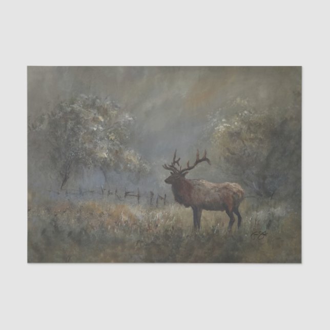 Papier Mousseline Elk Meadow (Recto)