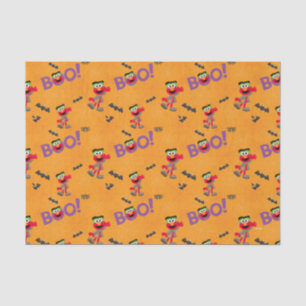 Papier Mousseline Elmo Motif Halloween Boo