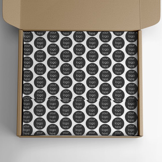 Papier Mousseline Emballage de marque de logo professionnel personna (Créateur téléchargé)