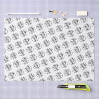 Papier Mousseline Emballage d'entreprise commerciale avec logo de ma